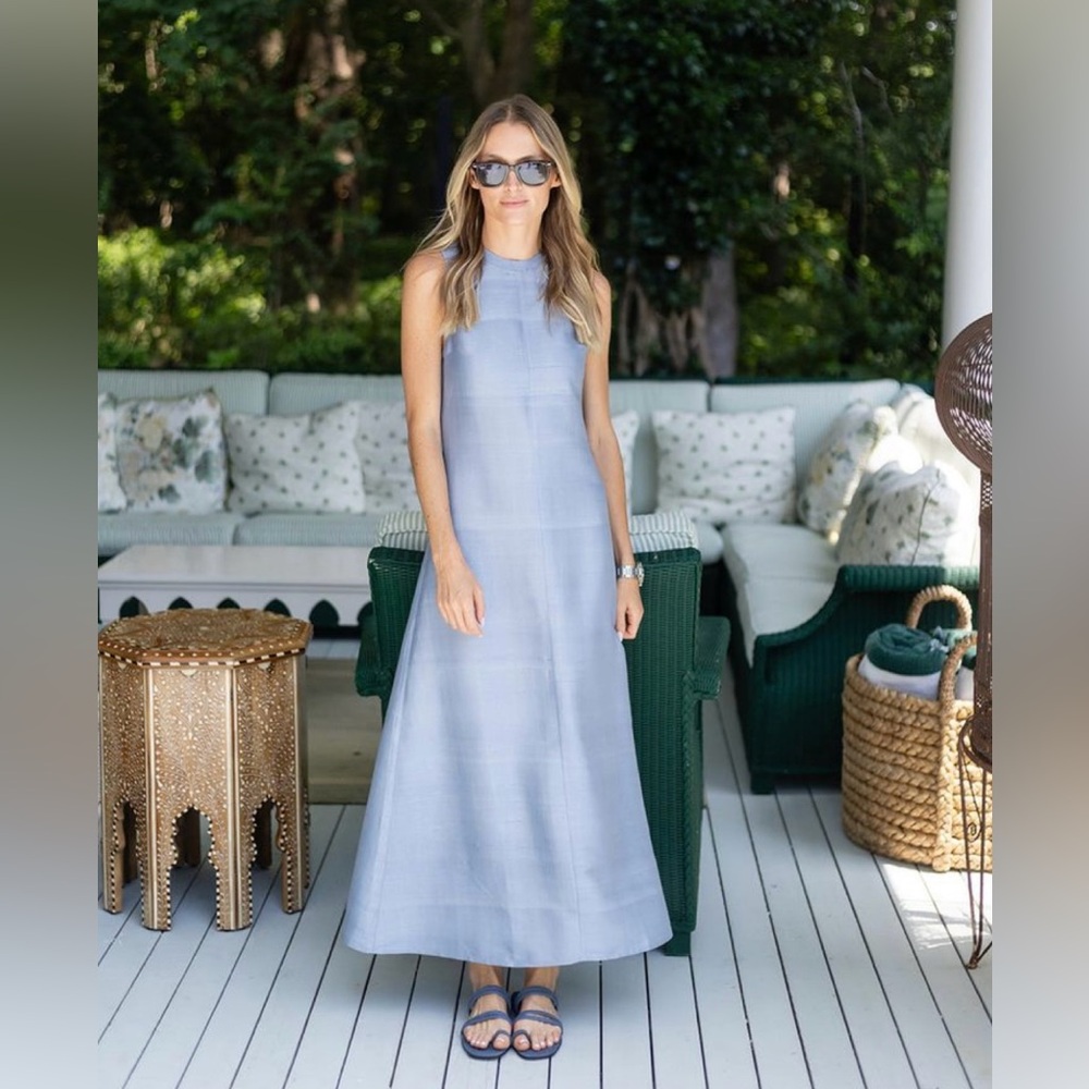 Julia amory blizzard blue Jane dress